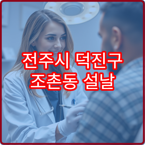 전주시 덕진구 조촌동 설날 정형외과 병원 진료시간 확