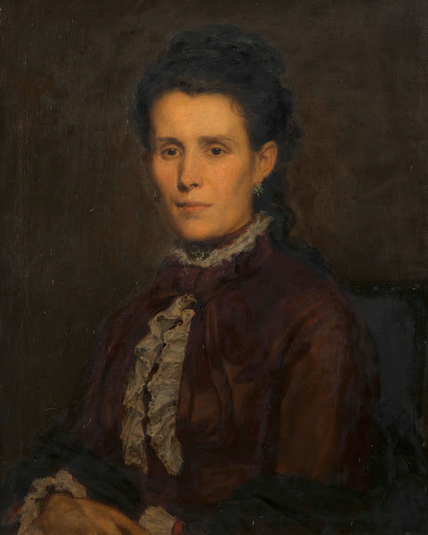 Laura Kundmann geb Tautenhayn Gattin des Bildhauers Karl Kundmann 1880