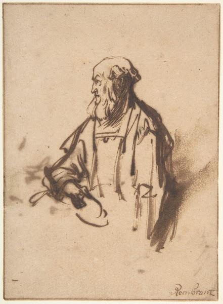 Old Man in Profile 162069