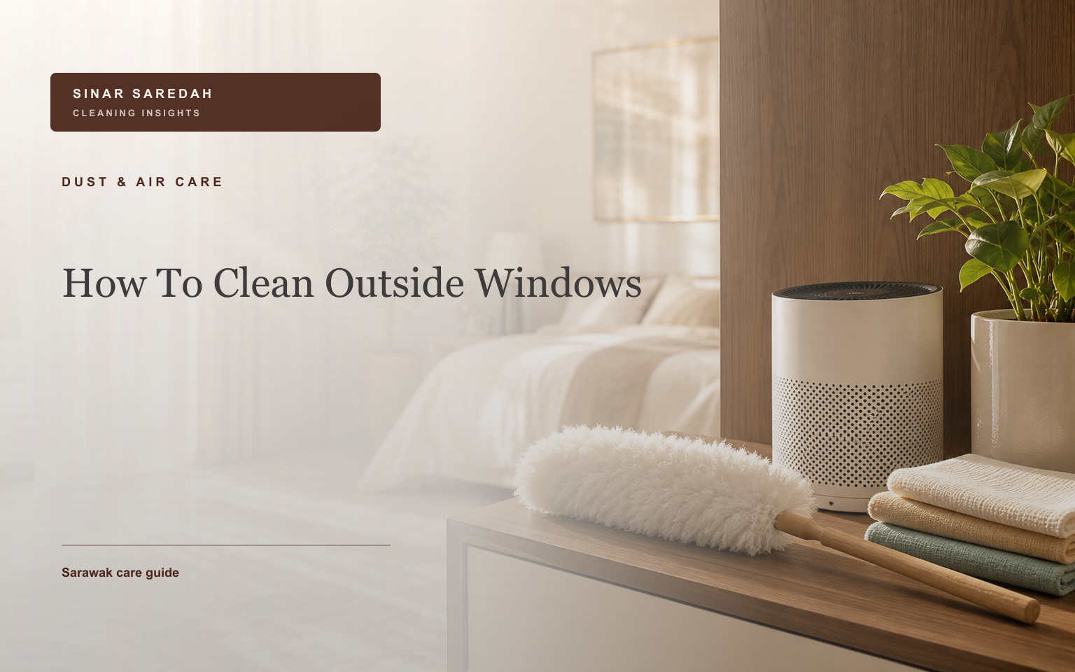 How To Clean Outside Windows | Sinar Saredah