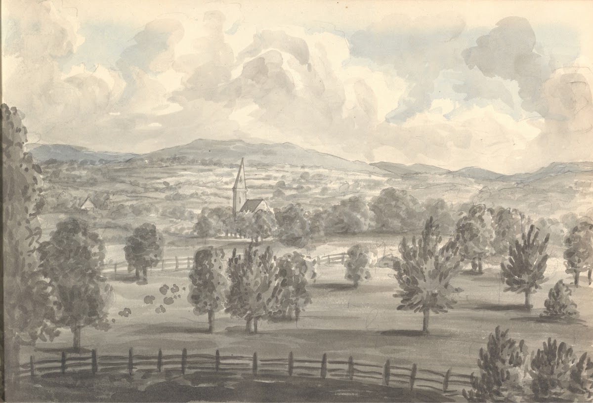 From Window at Garnestone 1824 to 1832