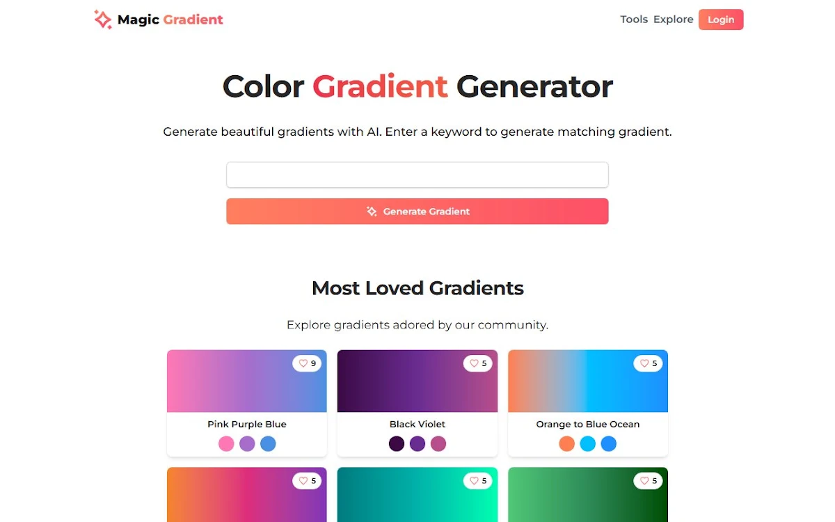 Captura de Magic Gradient