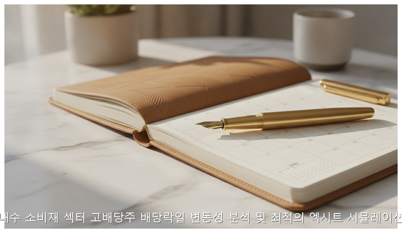 내수 소비재 섹터 고배당주 배당락일 변동성 분석 및 최적의 엑시트 시뮬레이션 핵심 안내 및 분석 인포그래픽 (5)