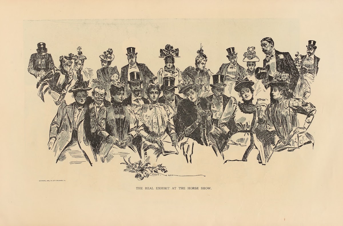 The real exhibit at the horse show 1893 1900