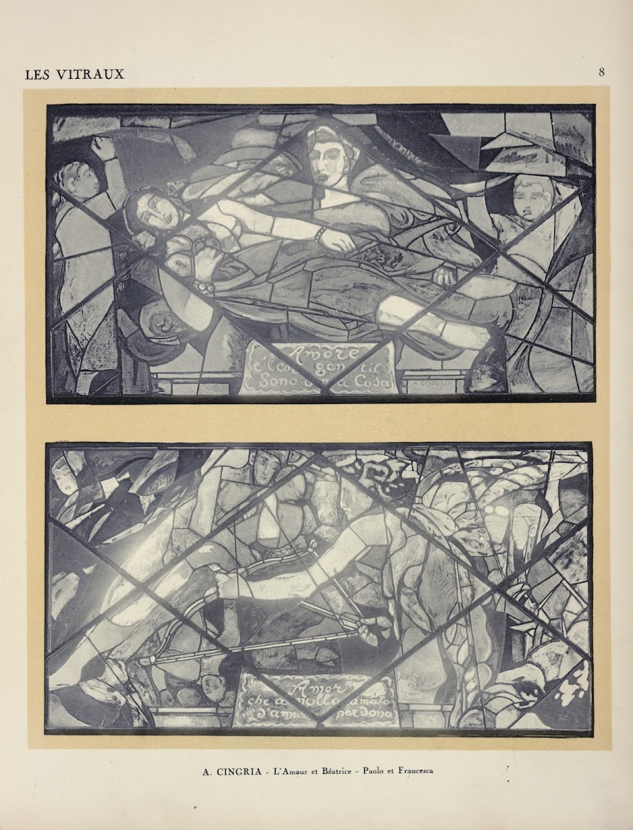 1 LAmour et Béatrice  2 Paolo et Francesca à la section Suisse 1925