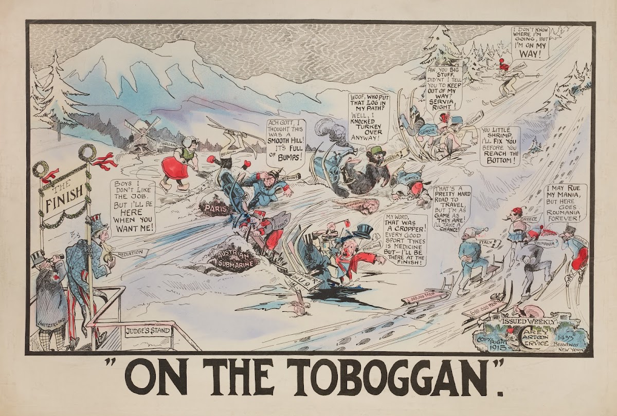 On the Toboggan 1915