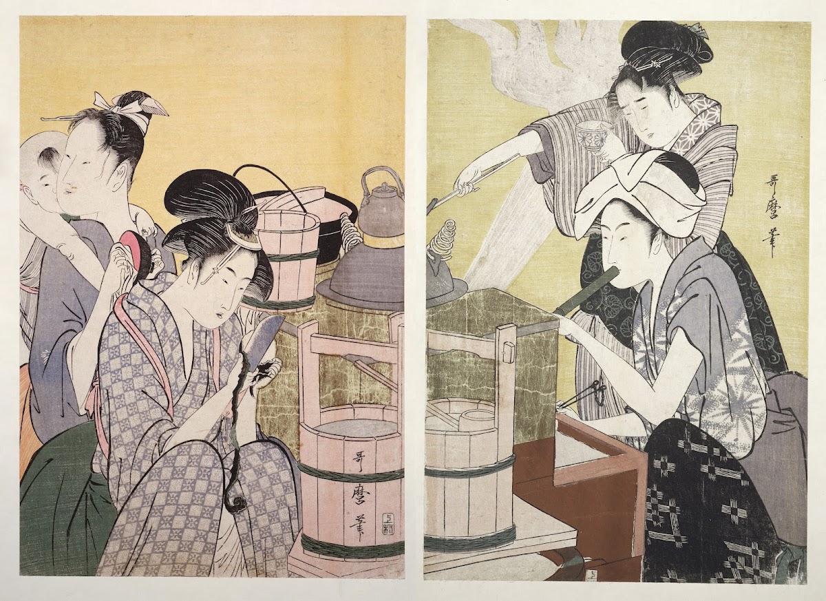 Daidokoro  Kitchen scene 1793 1804