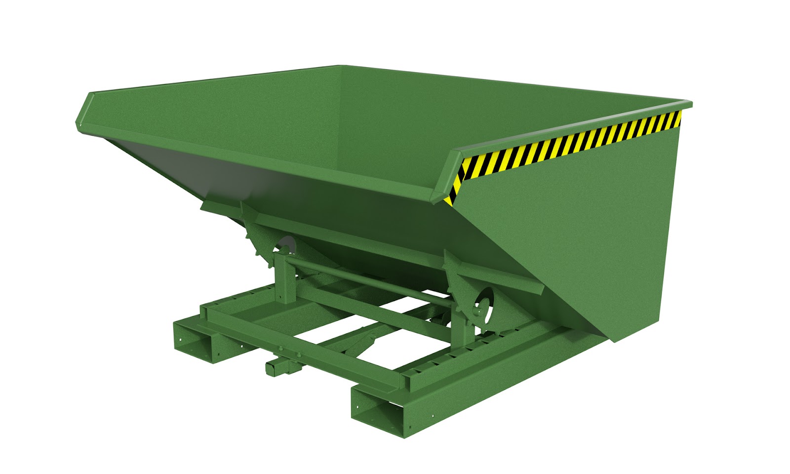 Kiepcontainer 4A 900, gelakt, Resedagroen
