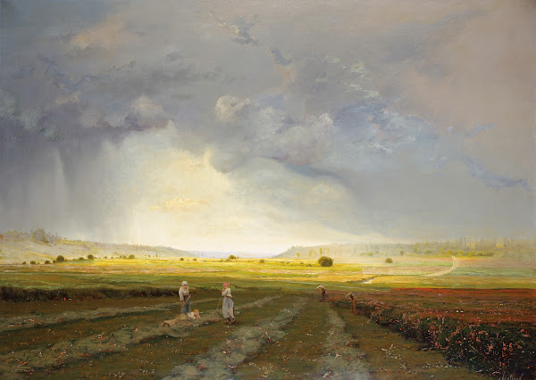 The Rain Shower ca 1868