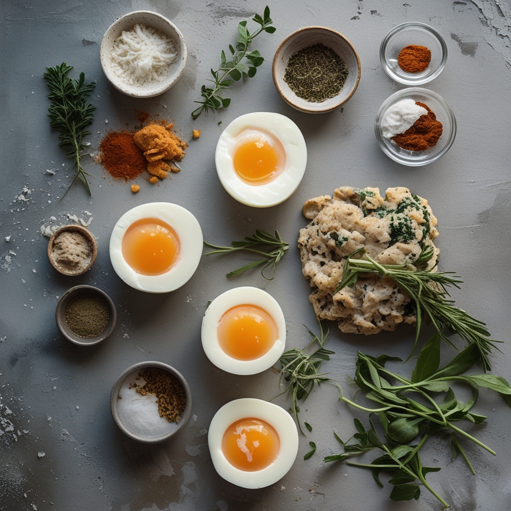 Ingredients for Baked Feta Eggs: Easy & Homemade Comfort Breakfast