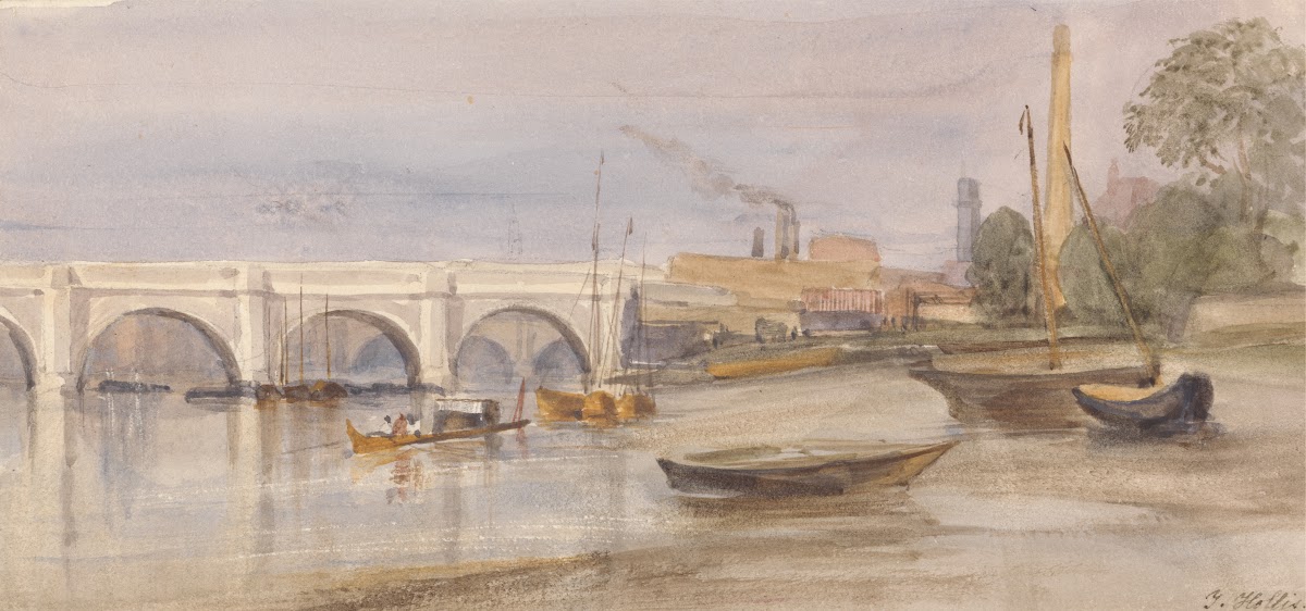 Westminster Bridge from the Lambeth Shore 1835