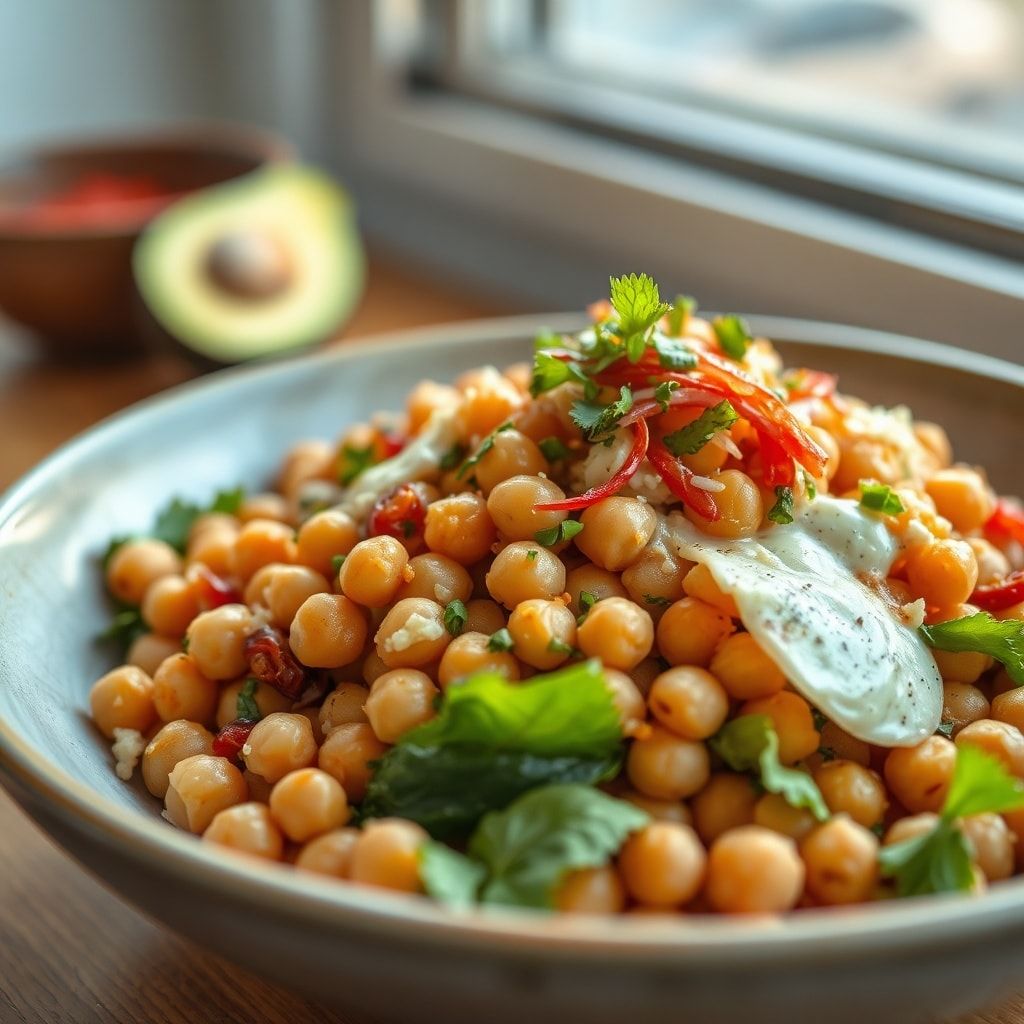 Crunchy Thai Chickpea Salad Recipe for Quick Healthy Lunch (15-Minute Meal Prep!)