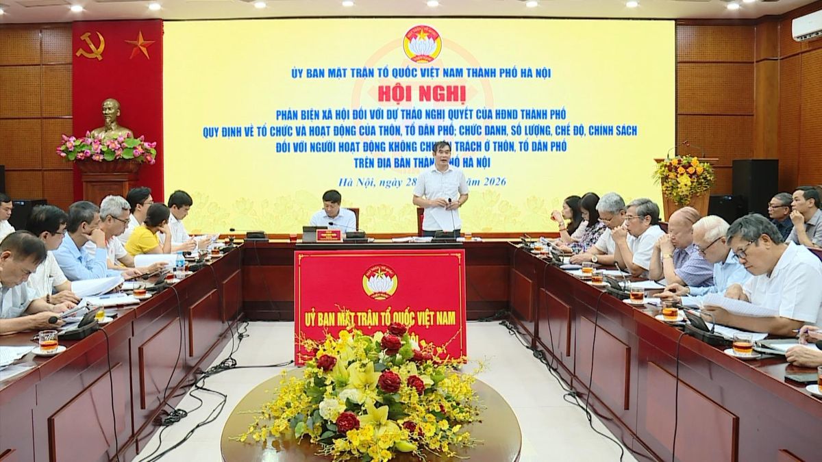 Hà Nội đề xuất tối đa 5 người hoạt động không chuyên trách mỗi thôn - Đài Phát thanh và truyền hình Hà Nội