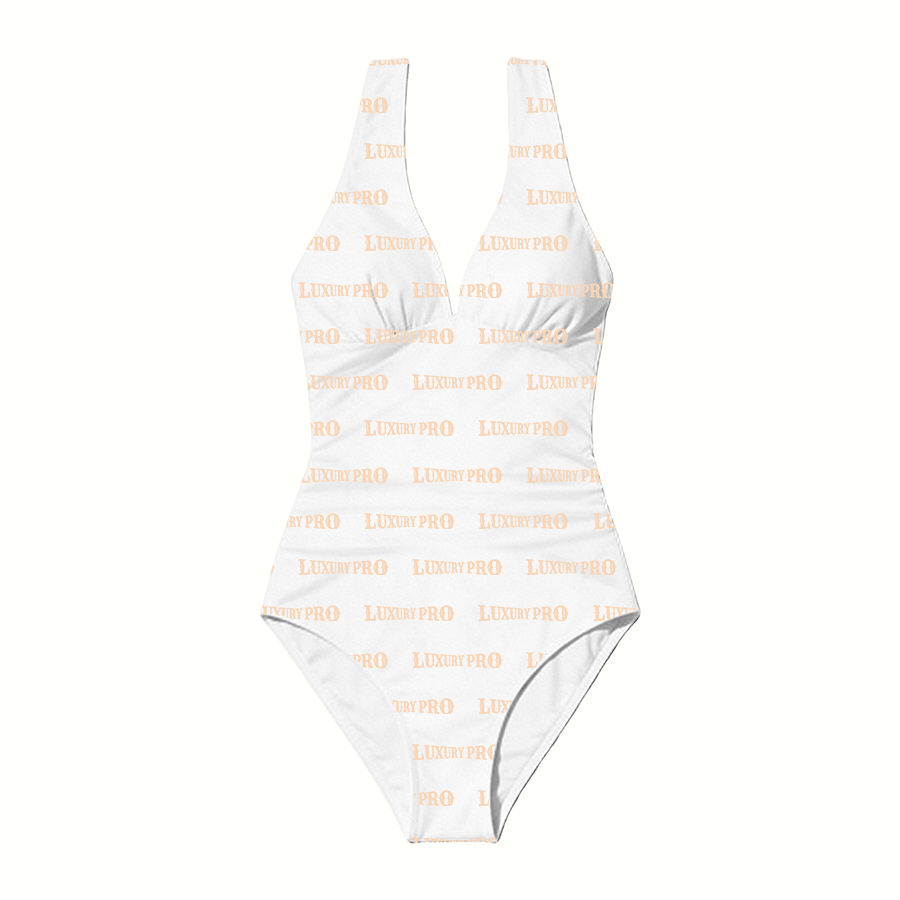 AOP Deep V One-Piece Bikini