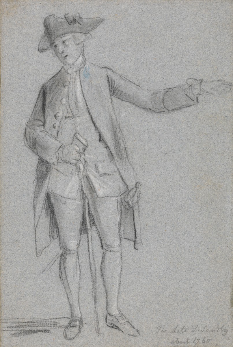 Portrait of Thomas Sandby RA the Artists Brother