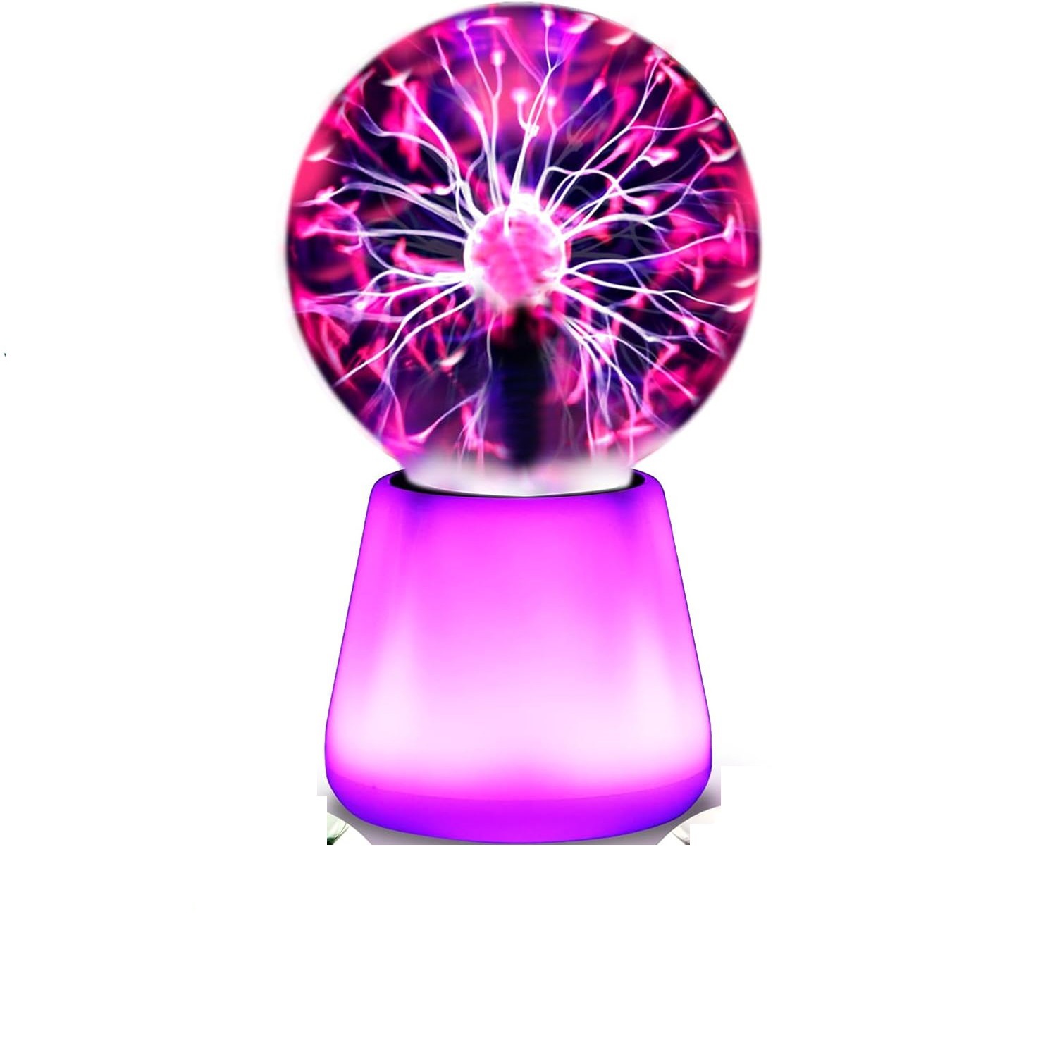 Plasma-Kugelleuchte mit Farbwechsel