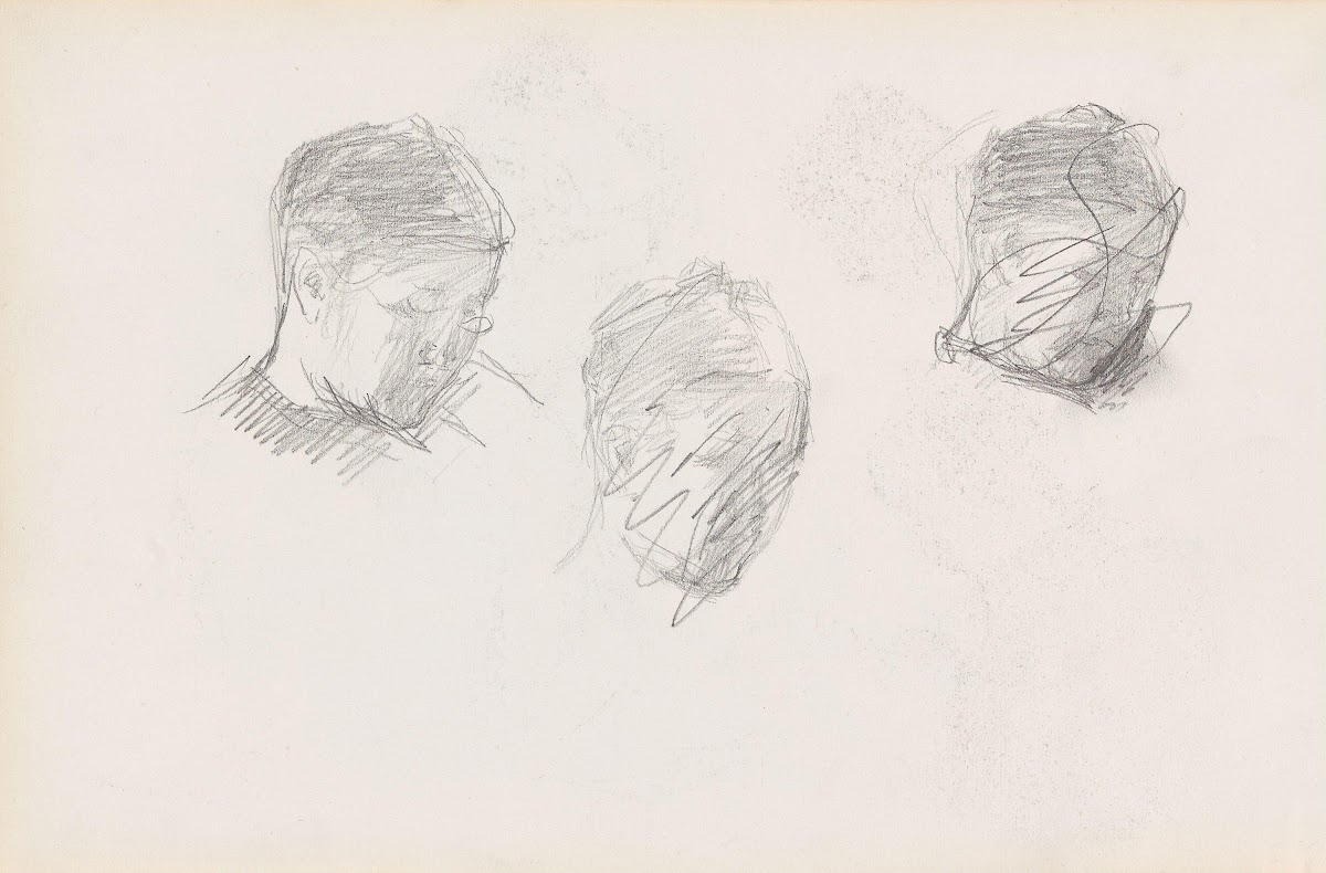 Studier av et hode 1892