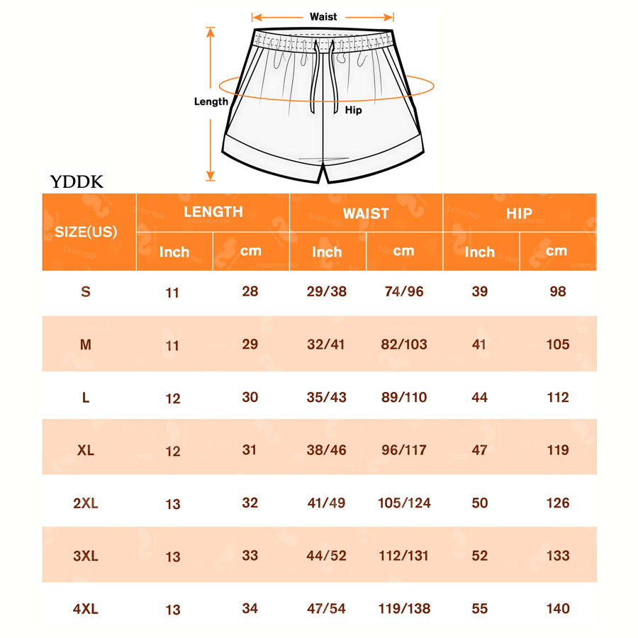 AOP women's sports shorts