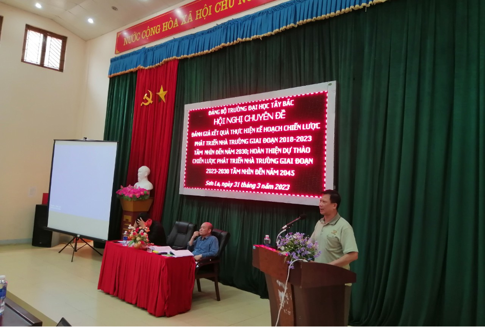 Hội nghị chuyên đề Đánh giá kết quả thực hiện Chiến lược phát triển Nhà trường giai đoạn 2018 - 2023 và tầm nhìn đến năm 2030, hoàn thiện dự thảo chiến lược phát triển nhà trường giai đoạn 2023 - 2030, tầm nhìn đến năm 2045