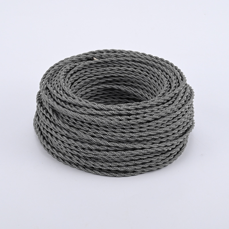 Textilummanteltes Stromkabel 2×0,75 mm²