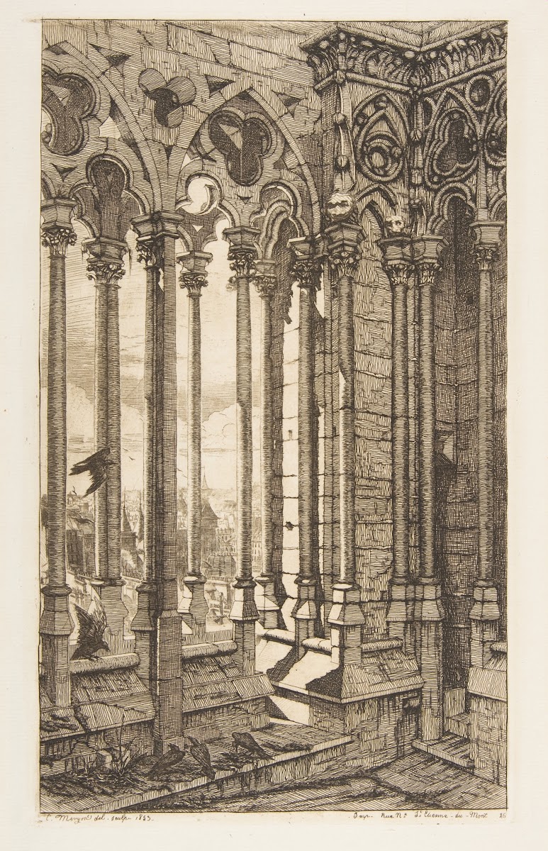 Gallery Nôtre Dame Cathedral Paris 1853
