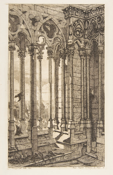 Gallery Nôtre Dame Cathedral Paris 1853