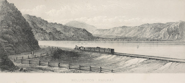 New Zealand Graphic and Descriptive Plate I Wellington Railway 1877