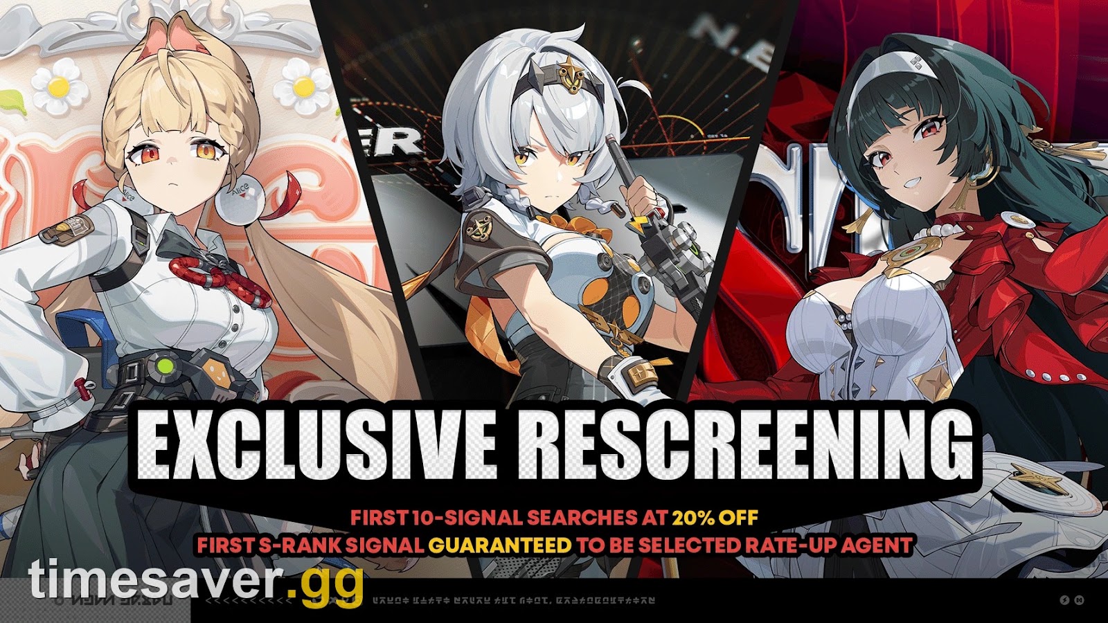 The V2.5 Exclusive Rescreening channel, the selectable format that re-offered Alice Thymefield, Soldier 0 - Anby and Astra Yao