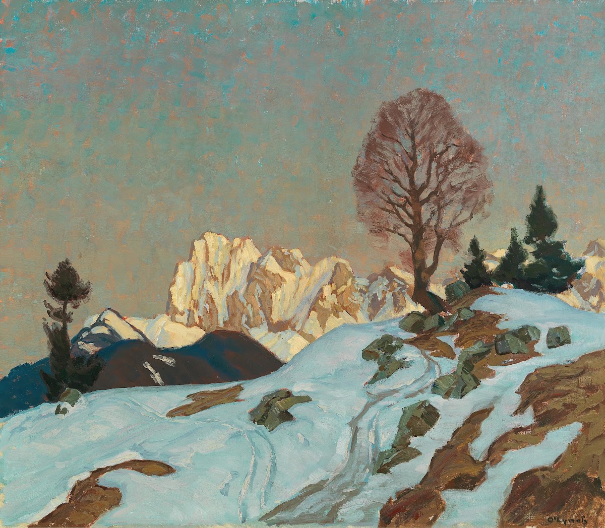 Nachtleuchten am Karwendel