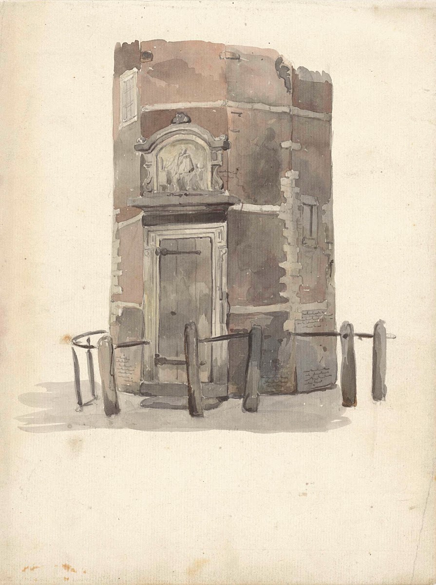 Poortje van het gilde in de St Anthoniswaag Amsterdam 1838   1915