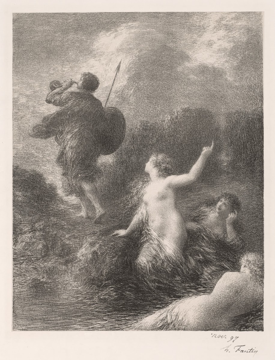 Goetterdaemmerung Siegfried et les filles 1897