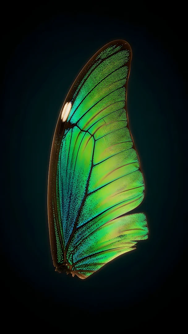 Macro View of Golden Marble Veins Texture