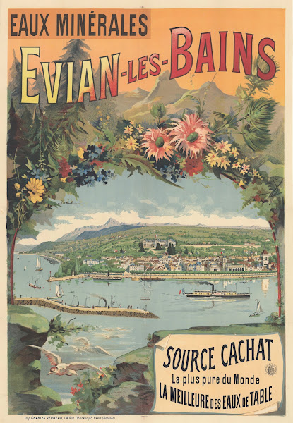 Eaux minérales Evian les Bains 1890 1900