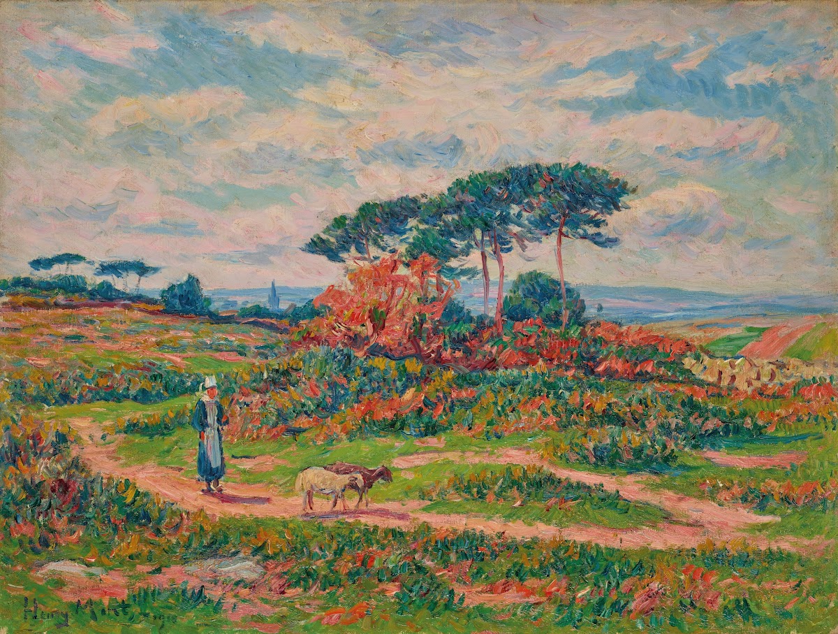 Une Lande près de Pont Croix 1910