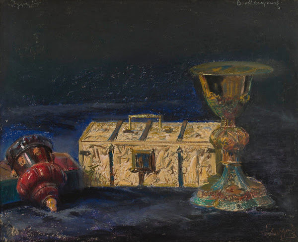 Chalice of Bishop Maciejowski so called box of Queen Jadwiga and cup made by Kin