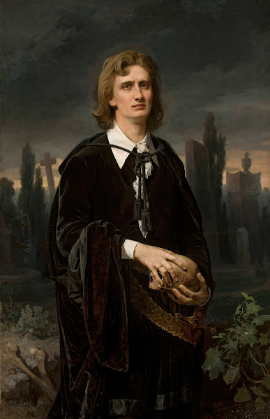 Portrait of Wincenty Rapacki in the role of Hamlet 1870
