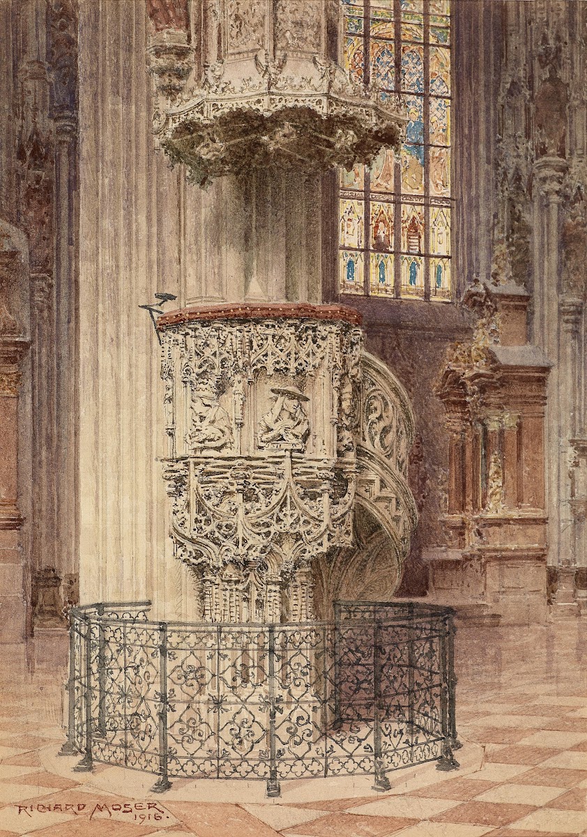 Stephansdom Pilgramkanzel 1916