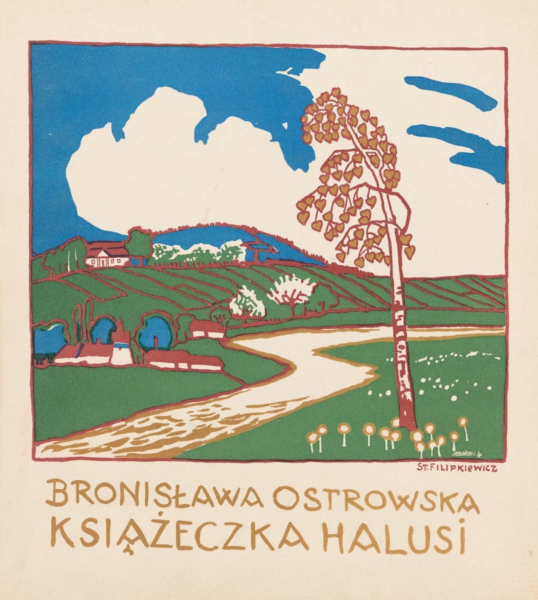 Książeczka Halusi Little Halas book book of poems for little children Pl1 1906