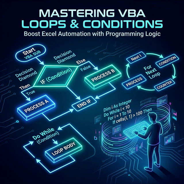 Vòng Lặp Và Điều Kiện Trong VBA: For, Do While, If Then Else