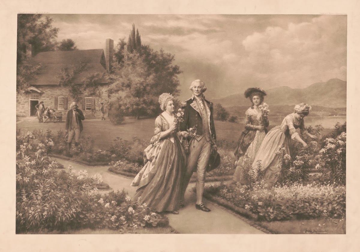 Washington in headquarters at Newburgh after the close of the American revolutio