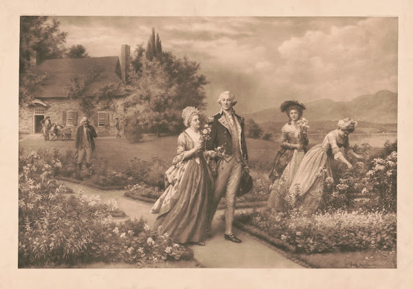 Washington in headquarters at Newburgh after the close of the American revolutio