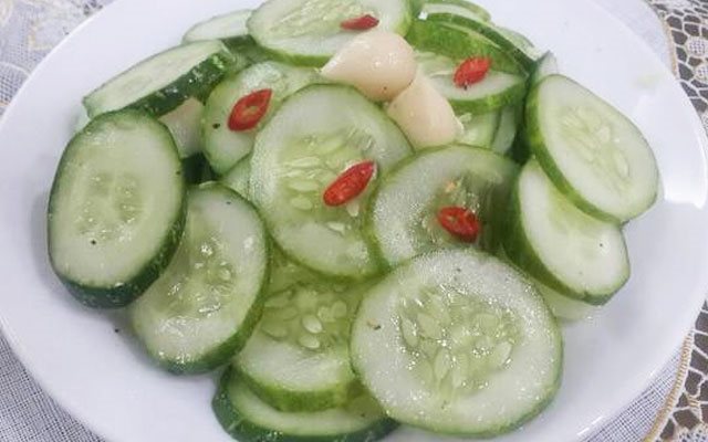 Salad Dưa Leo Trộn Chua Cay