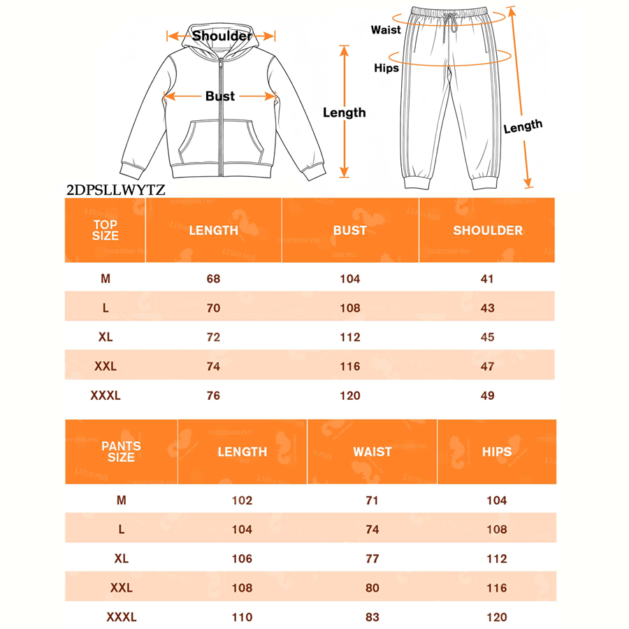 2D Color Block Zip Up Sweatshirt Set