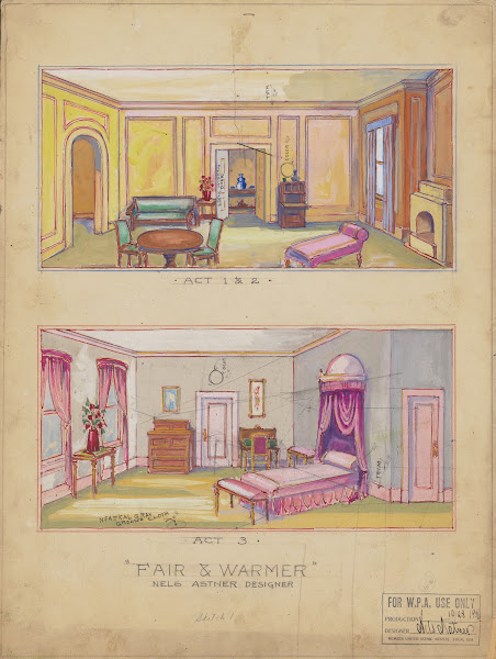 Fair and Warmer Sketch no 1 Acts 1  2 and Act 3 1934 1943
