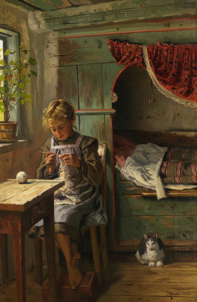 In der Stube 1905