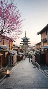 Modern City Skyline Night Reflection on Water