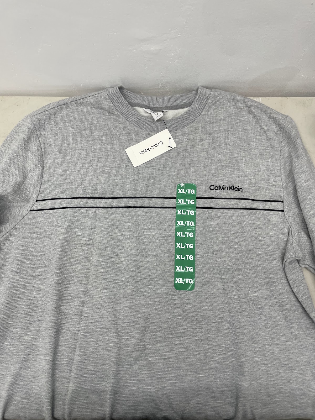 Ck Sweater Grey XL #2225