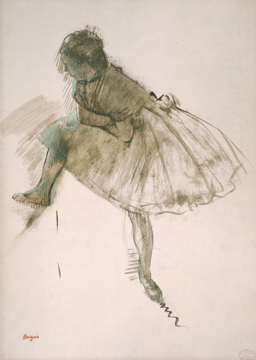 Study of a Ballet Dancer ca 1873