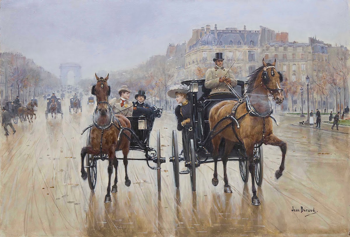 Rond Point des Champs Élysées circa 1880