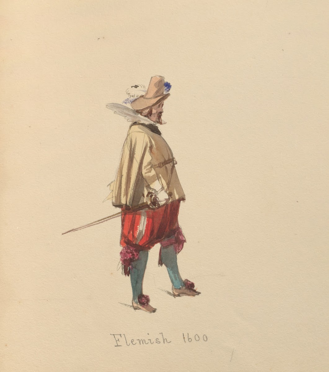Sketches of costume Pl005 1842